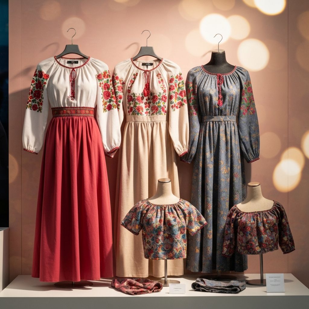 Piękne ręcznie szyte ubrania - sukienki i bluzki wysokiej jakości